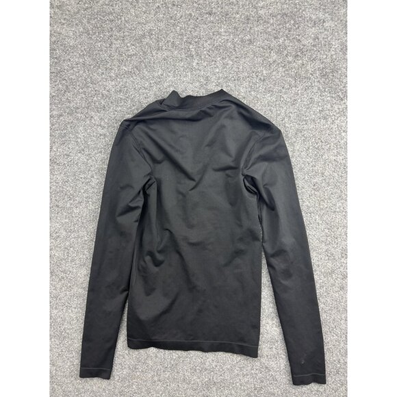 Patagonia Shirt Womens XS Black Quarter Zip Base Layer Long Sleeve Pullover - Picture 6 of 6